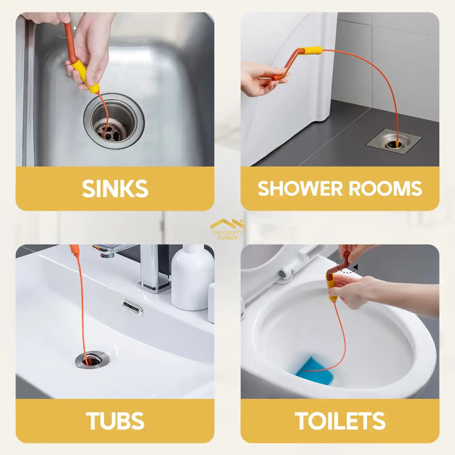 ClogCatcher™ drain clog remover