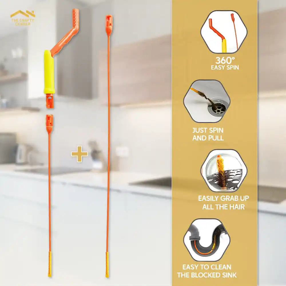 ClogCatcher™ drain clog remover