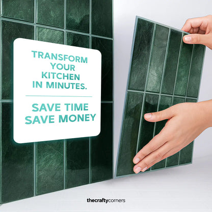 GripEasy Tiles - Peel and Stick Backsplash (5 Sheets/Pack)