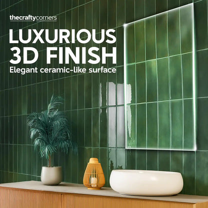 GripEasy Tiles - Peel and Stick Backsplash (5 Sheets/Pack)