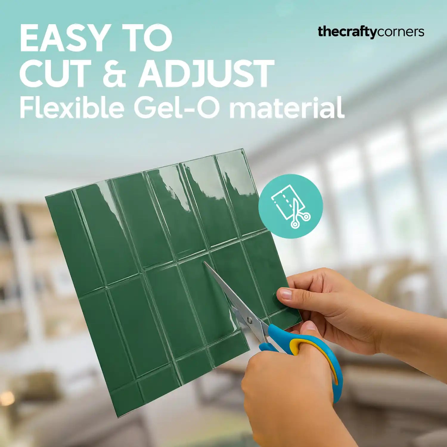 GripEasy Tiles - Peel and Stick Backsplash (5 Sheets/Pack)