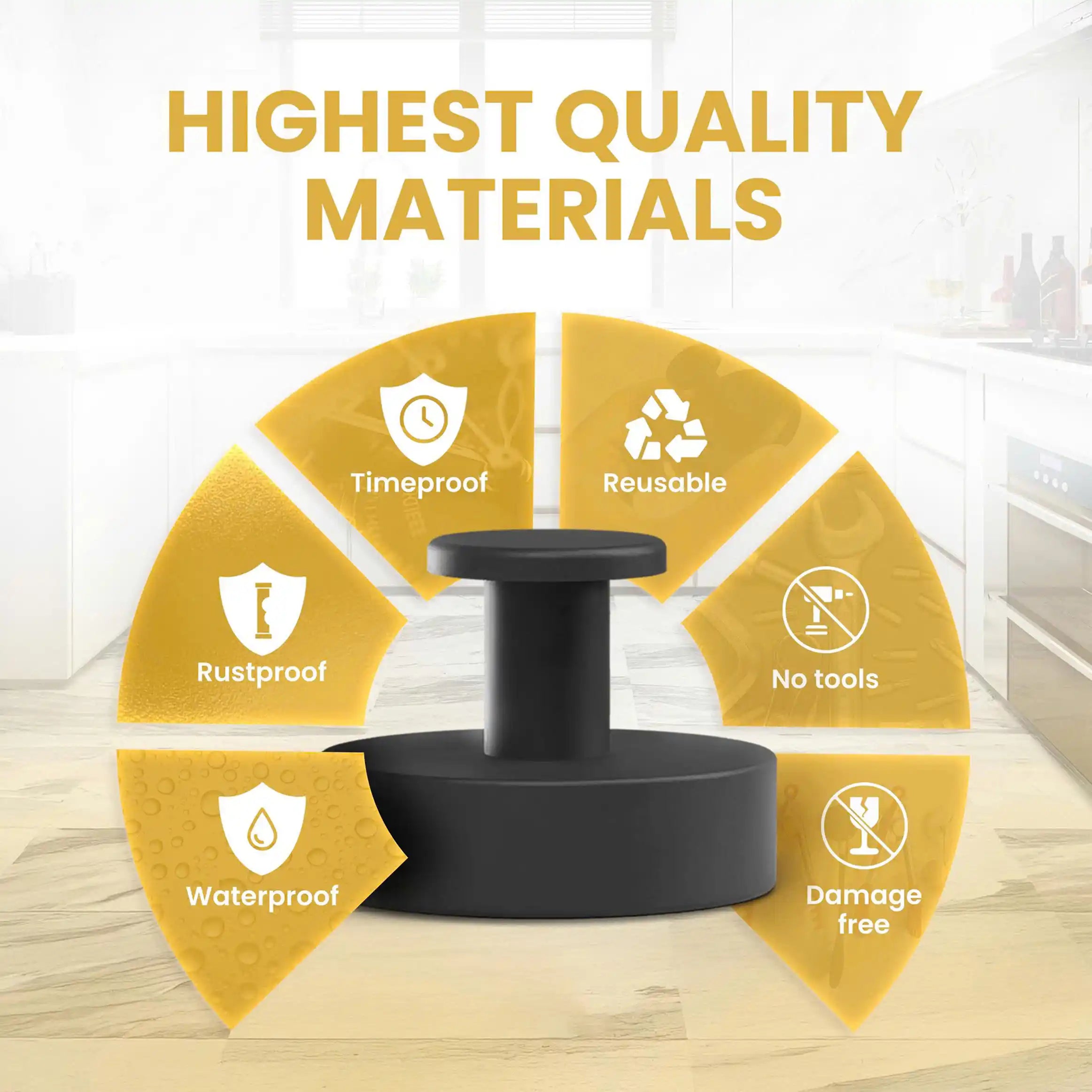 ProGrip Hook™ suction cup hook